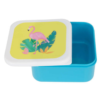 Set of 4 Flamingo Lunch Boxes