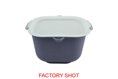 Bowl with Colander and Lid Set