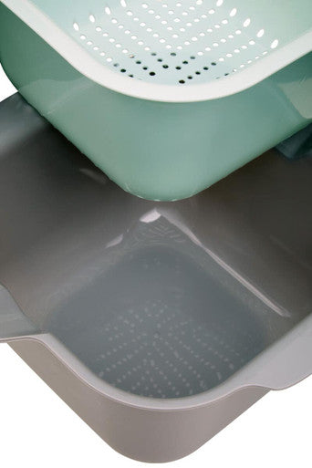 Bowl with Colander and Lid Set