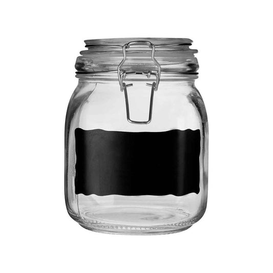 Medium Glass Storage Jar with Clip Top Lid