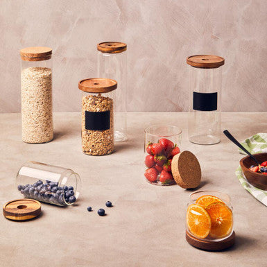 700ml Small Glass Jar with Cork Lid