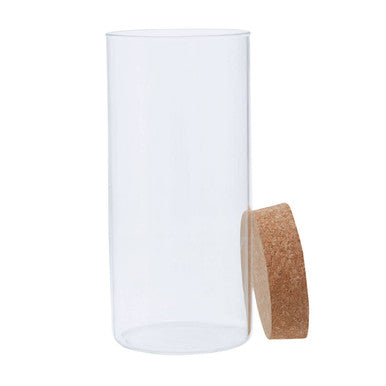 1300ml Large Glass Jar with Cork Lid