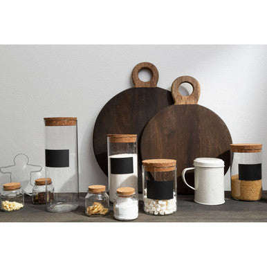1300ml Large Glass Jar with Cork Lid