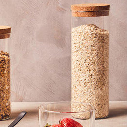 1600ml Extra Large Glass Jar with Cork Lid