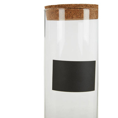 1600ml Extra Large Glass Jar with Cork Lid