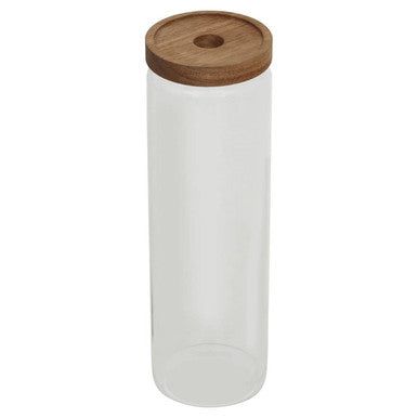 Glass Jar with Acacia Wood Lid 1600ml