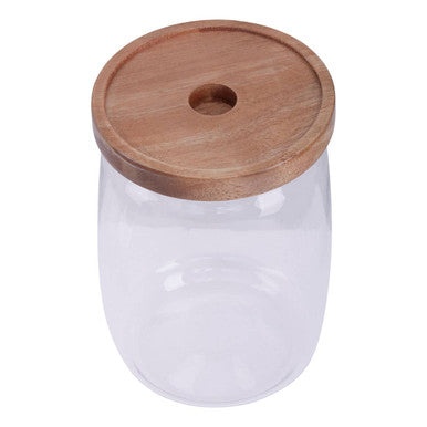 Glass Storage Jar with Acacia Lid 1260ml