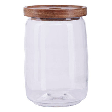 Glass Storage Jar with Acacia Lid 1260ml
