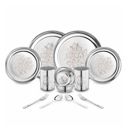 Stainless Steel 12 Piece Dinner Set