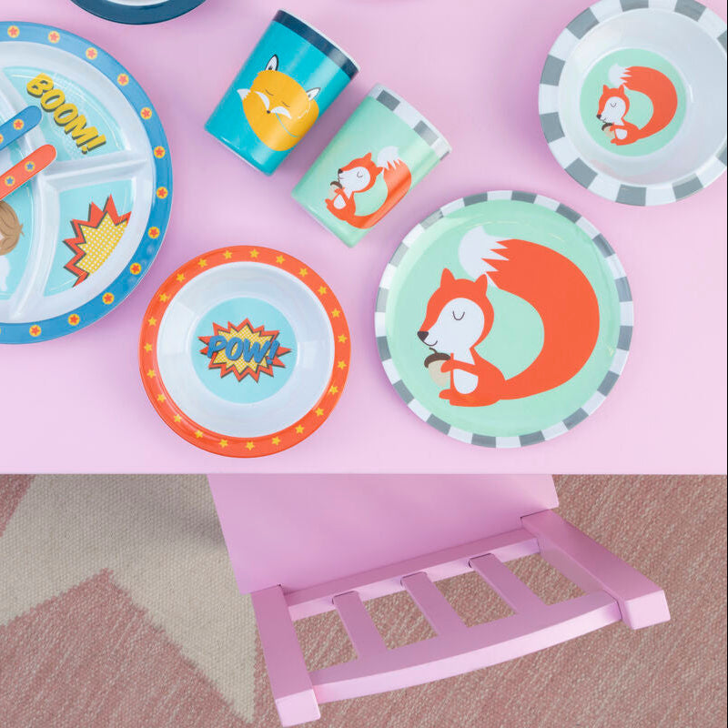 Kids Squirrel Dinner Set
