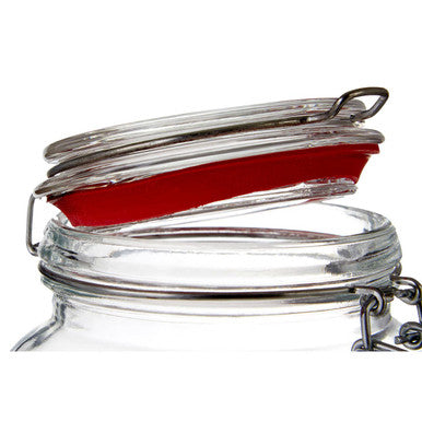 Square Clip Top Storage Jar 1500ml