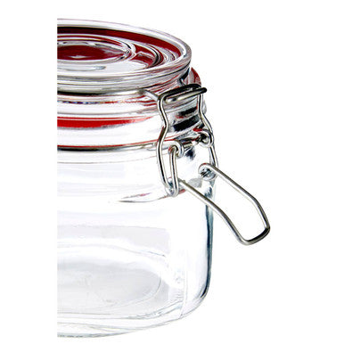Square Clip Top Storage Jar 500ml