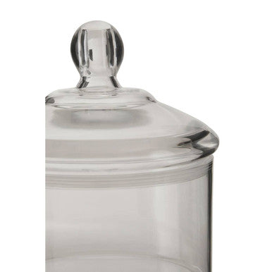 Transparent Round Storage Jar 800ml
