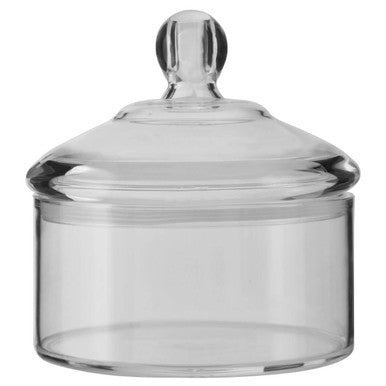 Transparent Round Storage Jar 600ml
