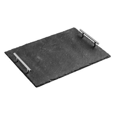 Large Tray with Stainless Steel Handles