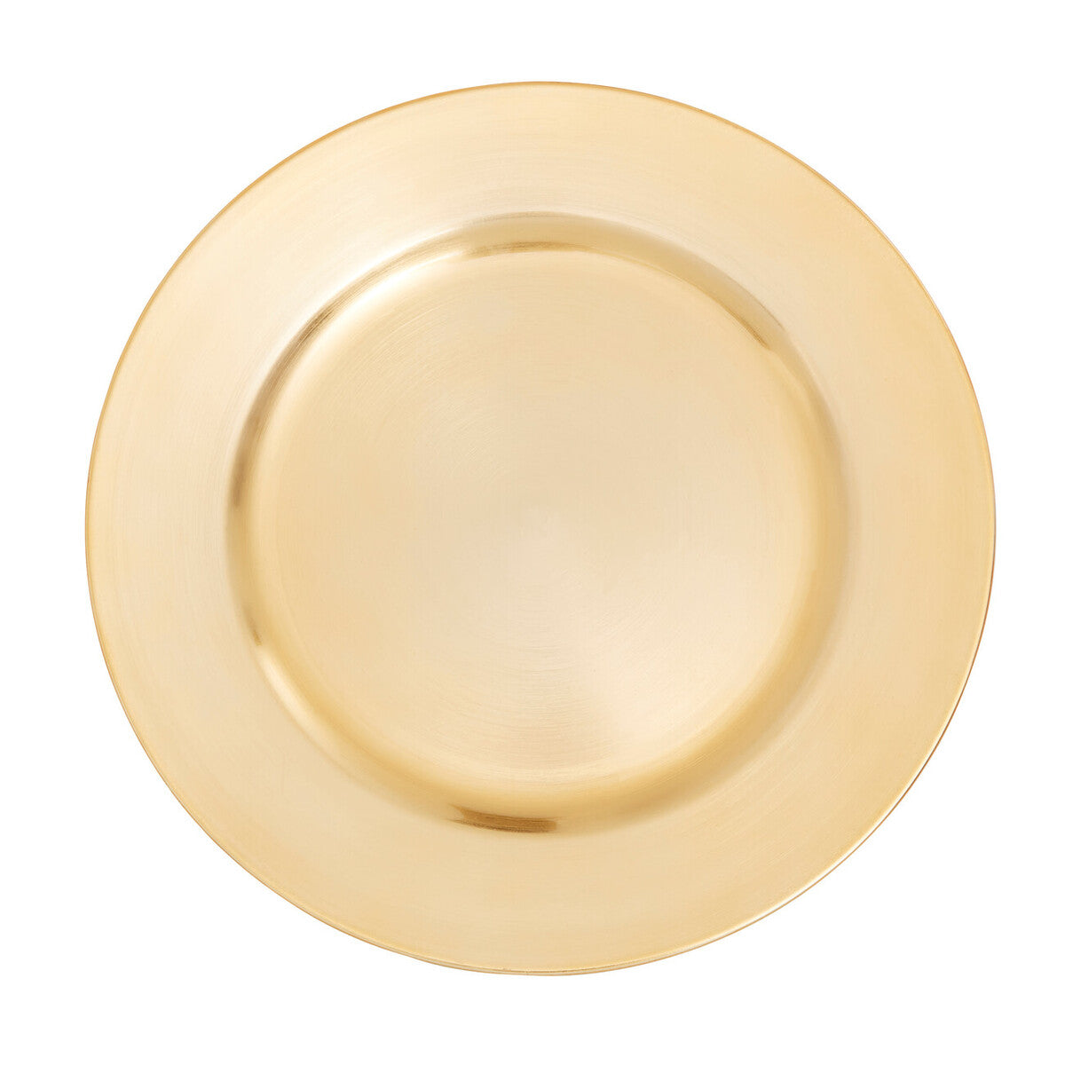 Flat Gold Charger Plate | Dia