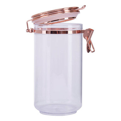 Clear Storage Jar with Copper Lid 1100ml