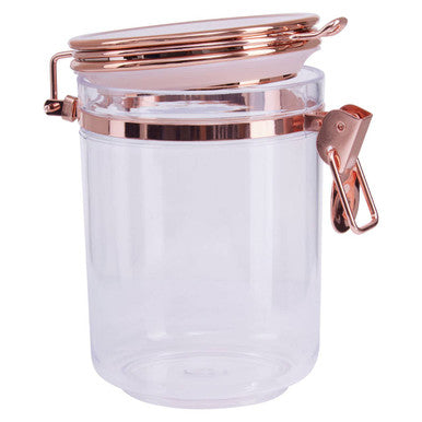 Clear Storage Jar with Copper Lid 800ml