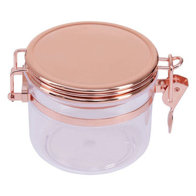 Clear Storage Jar with Copper Lid 450ml