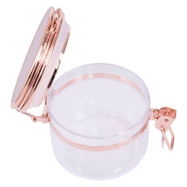 Clear Storage Jar with Copper Lid 450ml