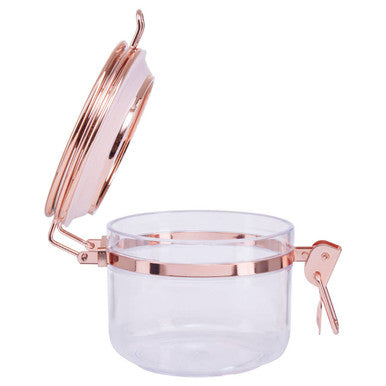 Clear Storage Jar with Copper Lid 450ml