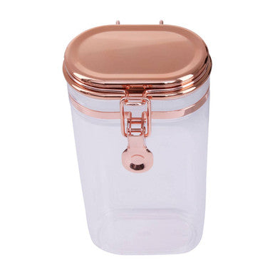 Clear Storage Jar with Copper Lid 750ml