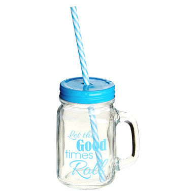 Good Times Square Mason Jar Mug