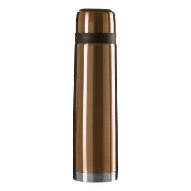 Vacuum Flask with Gold Finish
