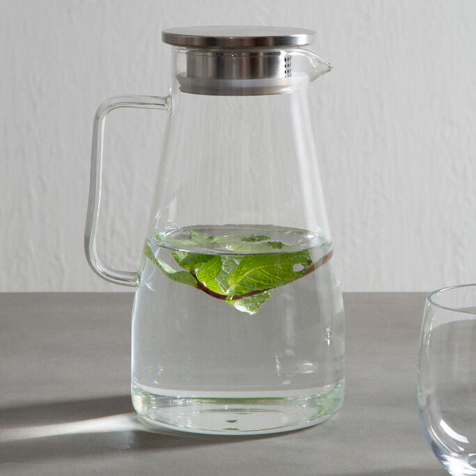 Glass Jug 1800ml with Lid