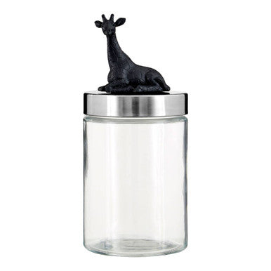 Glass Giraffe Jar with Airtight Lid