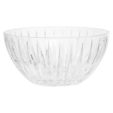 Large Clear Crystal Glass Bowl