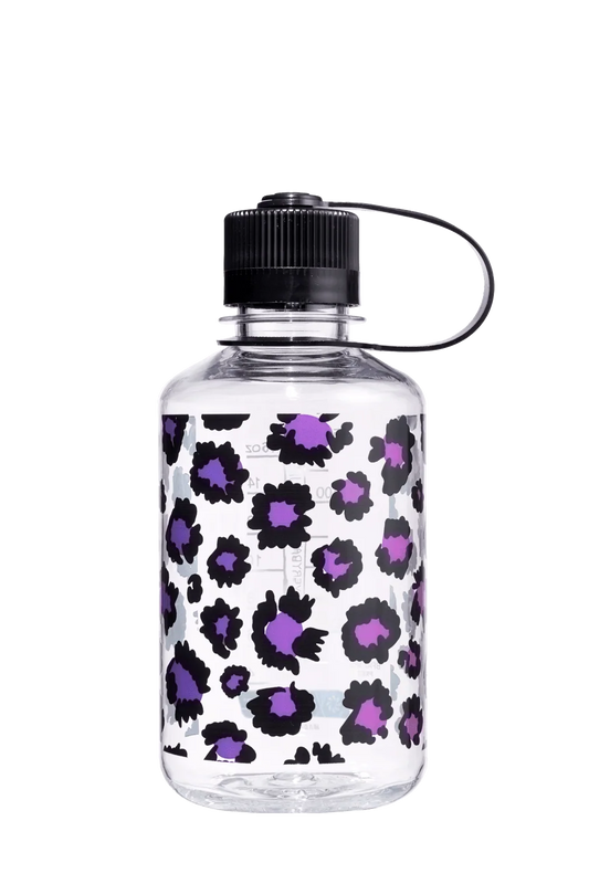 0.5L Narrow Mouth Animal Print Bottle Cheetah Print