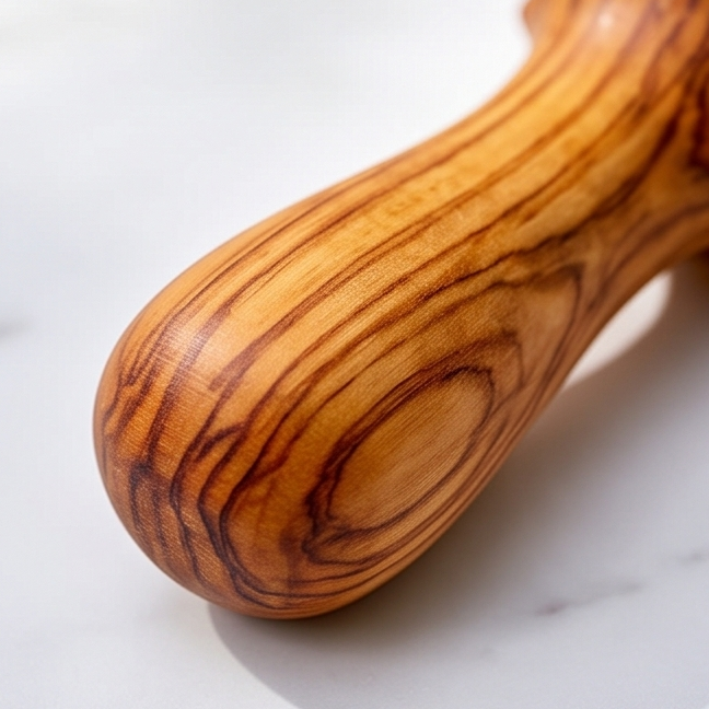 Handcrafted Olive Wood Lemon Squeezer & Citrus Reamer | Wooden Juicer