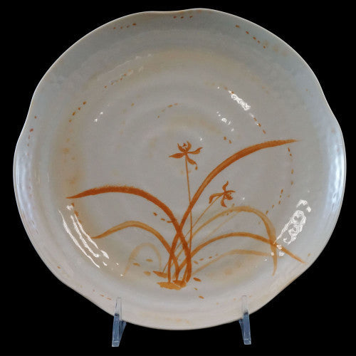Asian-Style Melamine Lotus Shape Plate 305mm / 12'' - Pack of 12