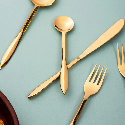 Set of 5 Cutlery with Pointed Handles
