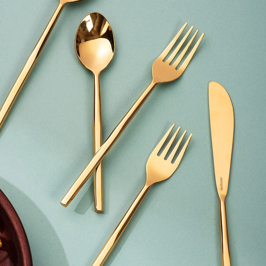 Set of 5 Cutlery with Stylish Handles - Design 2