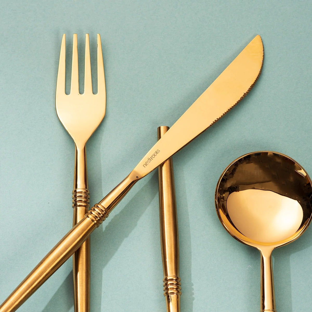 Set of 5 Cutlery with Stylish Handles
