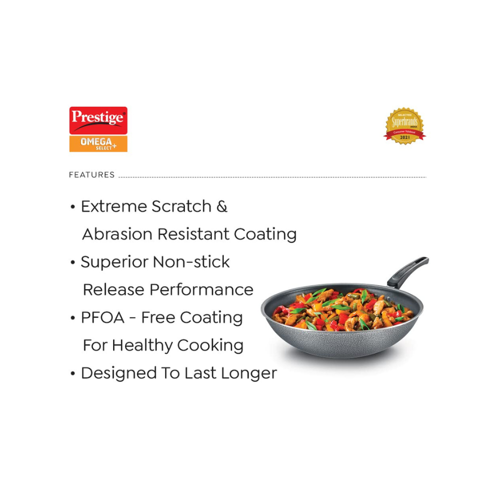 Wok 30 cm diameter (Aluminium, Non-stick)