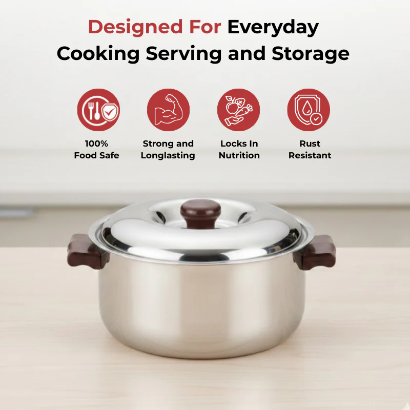 Stainless Steel Hot Casserole Insulated Serving