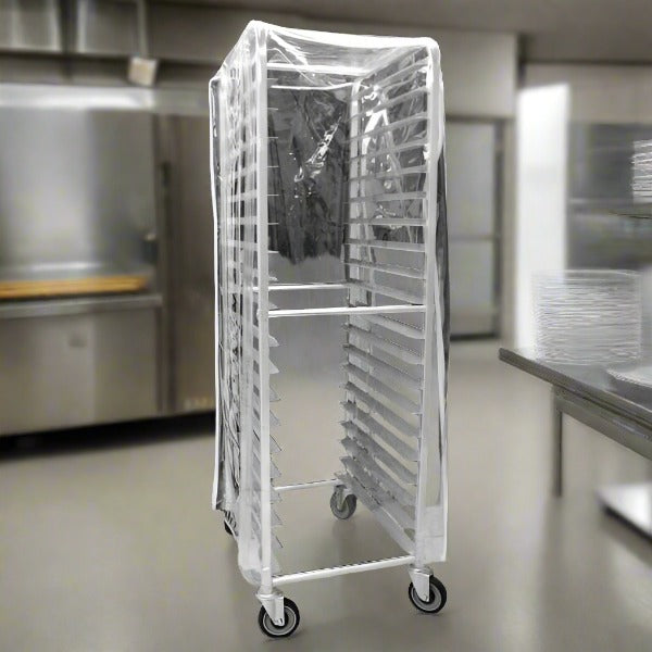 Clear Plastic Cover For 20 Tier Pan Rack Trolley