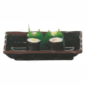 Asian-Style Rectangular Melamine Wave Plate 13 1/2" x 9 1/8" - Dozen
