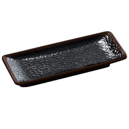 Asian-Style Rectangular Melamine Plate 11 1/4" x 5" - Dozen