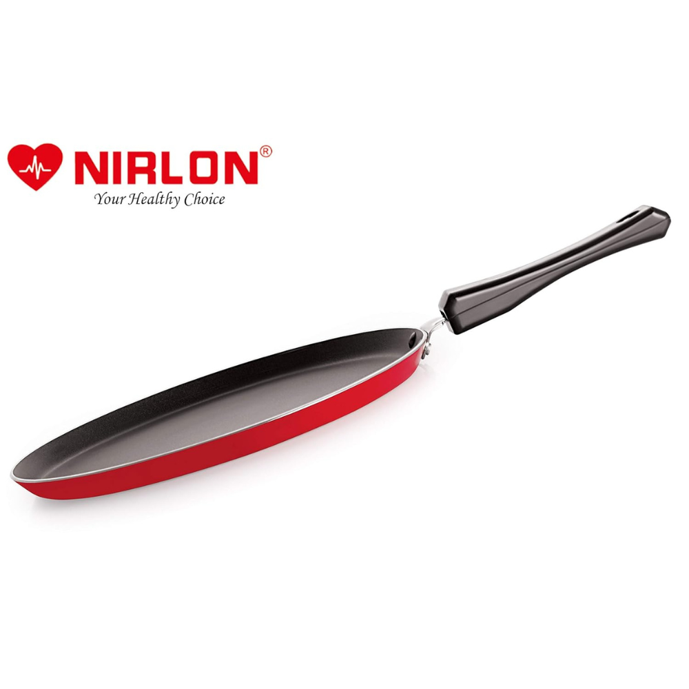 Aluminum Non Stick Flat Dosa Tawa with Bakelite Handle 24 cm