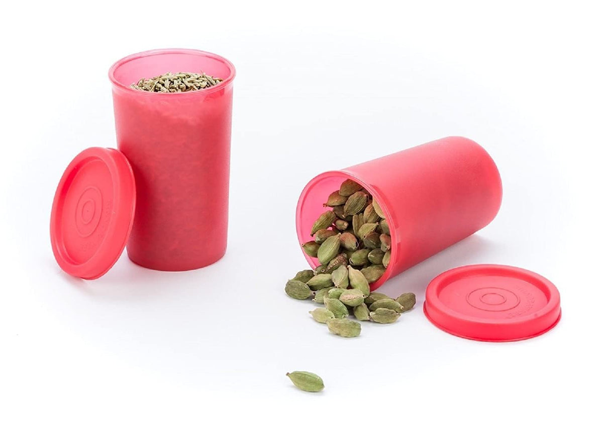 Round Big Plastic Container Set of 2