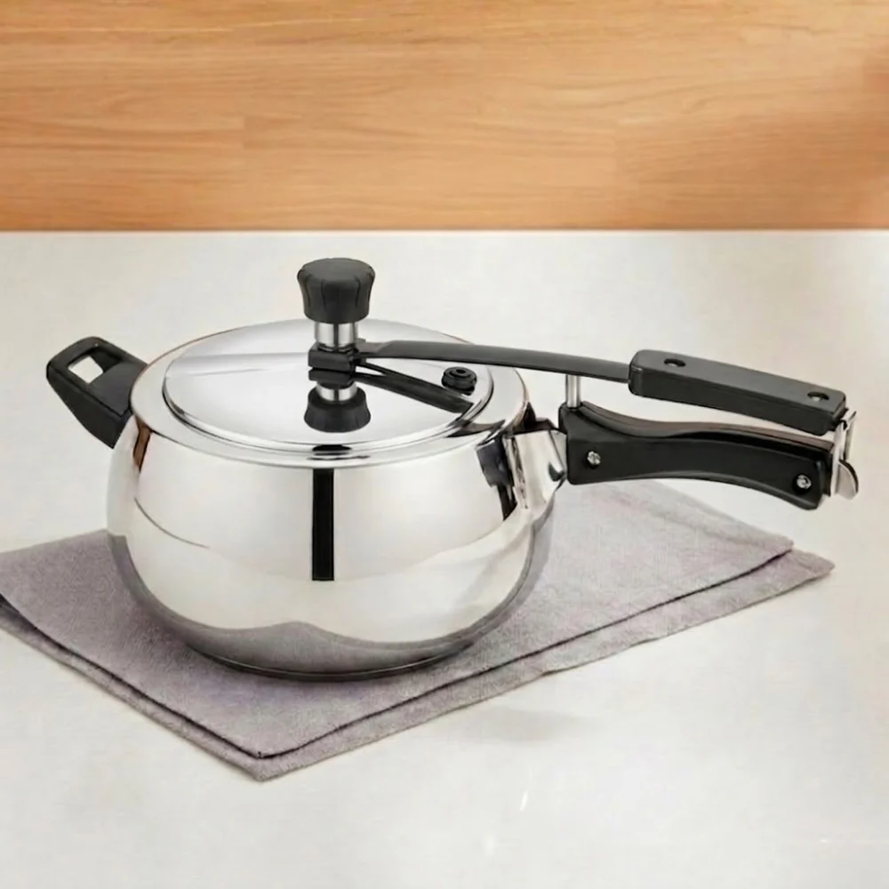 Vinod Doniv Stainless Steel Sandwich Bottom Pressure Cooker Inner Lid 3L