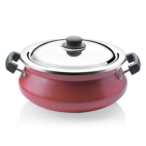 Non Stick Handi with Stainless Steel Lid