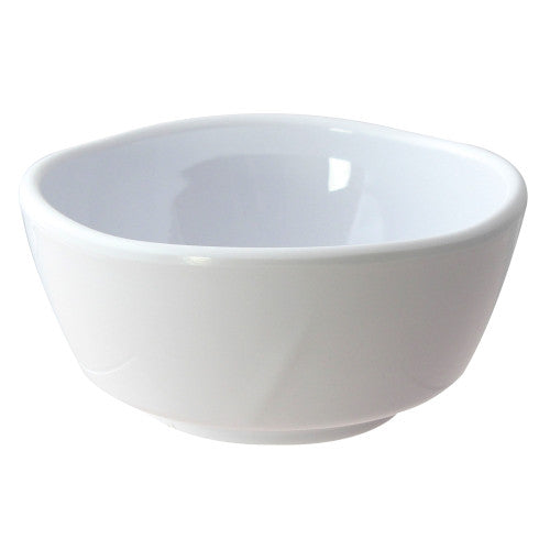 Classic Round White Melamine Bowl 562ml / 19oz - Pack of 12