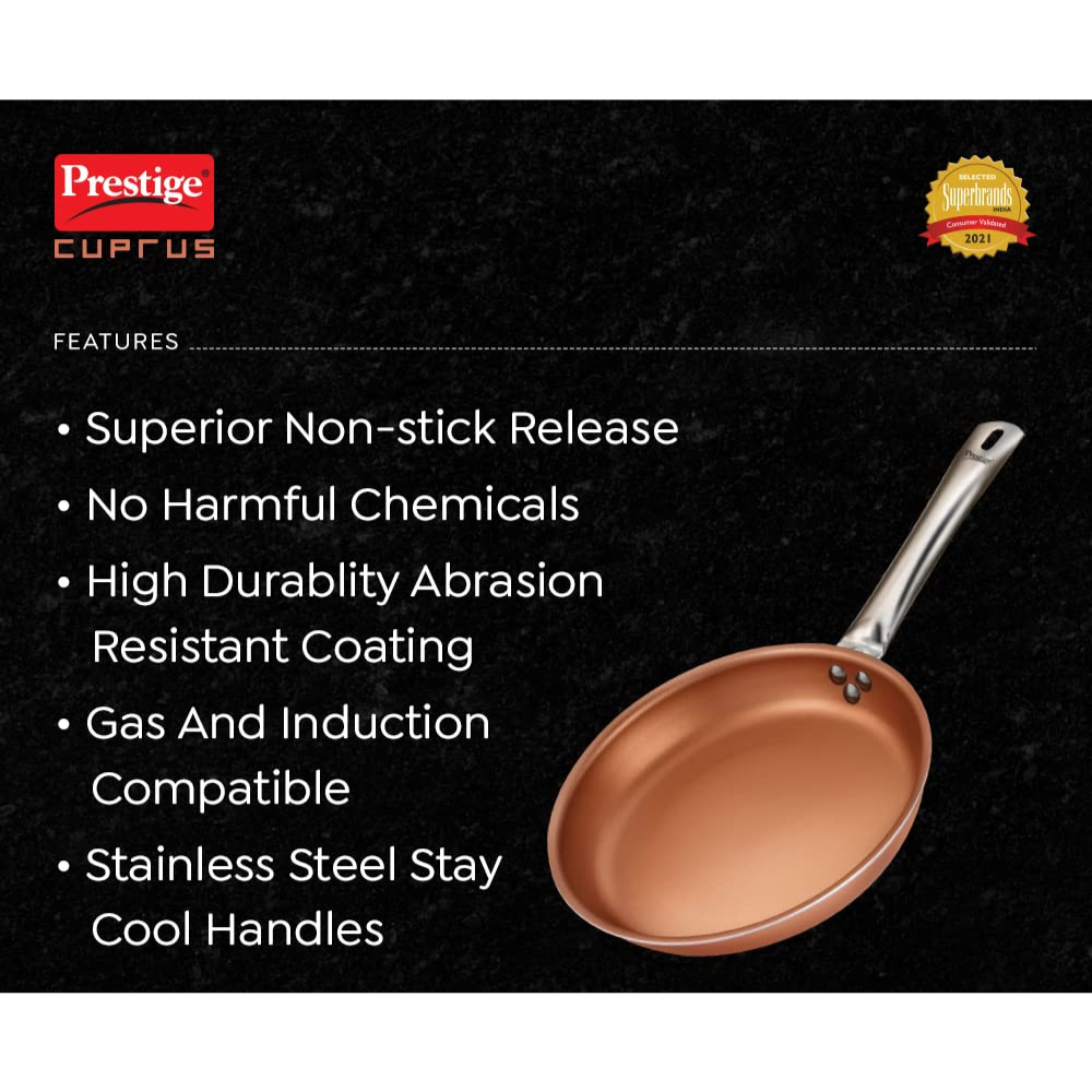 Aluminium Fry Pan 24 cm - Copper