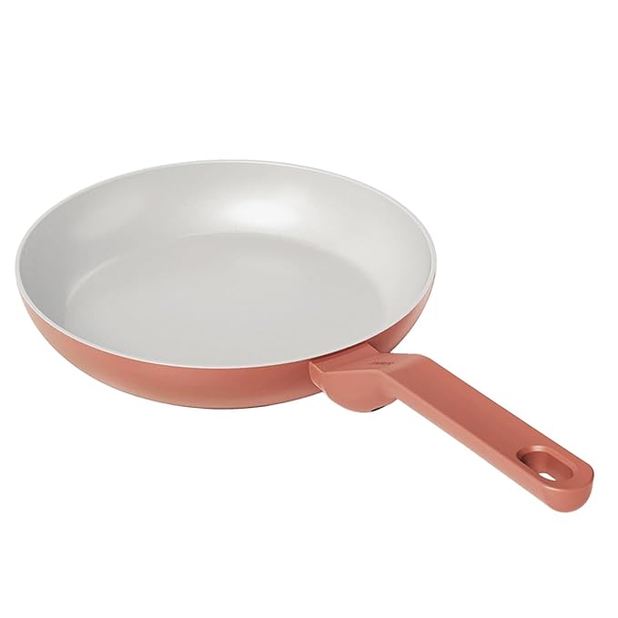 Ceramic Non-stick Egg Pan 20 cm, Matching Handle,, Terracotta