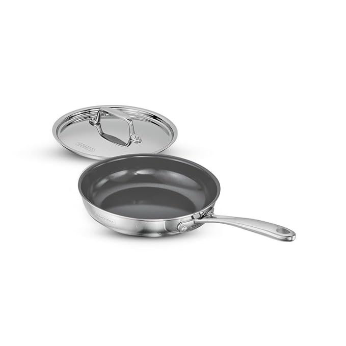 Healthy Triply Ceramic 20 cm Frypan with SS 304 lid